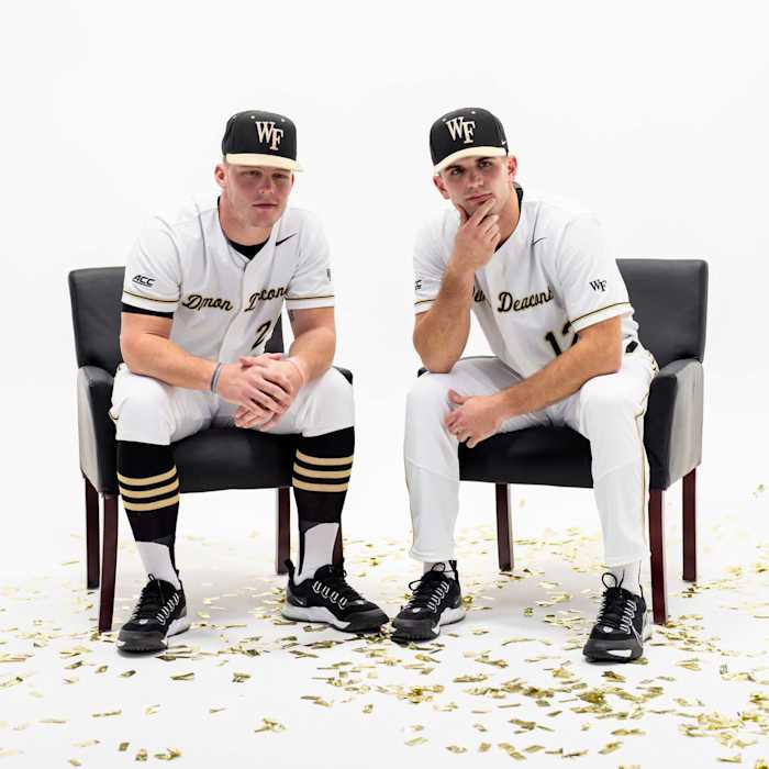 Brock Wilken (left) and Adam Cecere (right) combined for 27 home runs last season